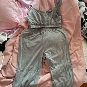 Grey pant set